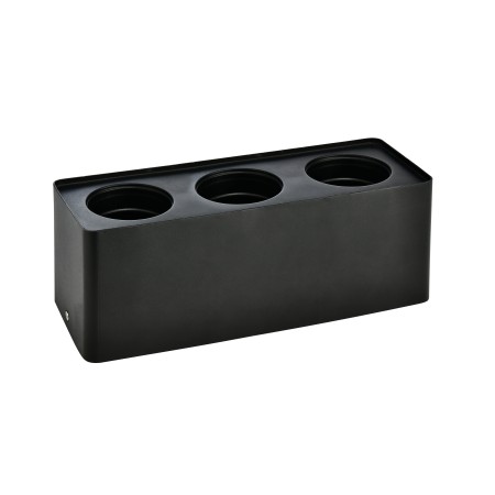 Downlight-Armatur für Modul-9 und Modul-G, SURFACE-SQ3 GU10 Max. 10W Quadratisch Schwarz