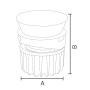 Downlight Spot-Modul MODUL-9 9W Weiß 4200K - Passend für Modul-Einbaugehäuse