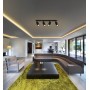 LED Aufbaustrahler JOKER-2 2xGU10 360° drehbar, 90° verstellbar Schwarz