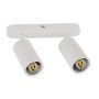 LED Aufbaustrahler JOKER-2 2xGU10 360° drehbar, 90° schwenkbar Weiß