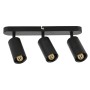 LED Aufbaustrahler JOKER-3 3xGU10 360° drehbar, 90° schwenkbar Schwarz linear