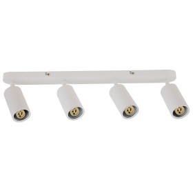 LED Aufbaustrahler JOKER-5 4xGU10 360° drehbar, 90° schwenkbar Weiß linear