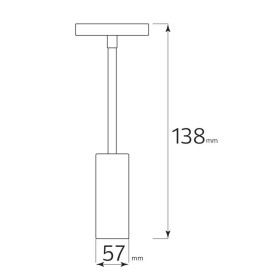 LED Magnet-Schienenstrahler MAGNET-T1 20W 13,5cm-Ø57 Schwarz