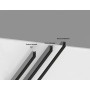 2m Einbau-Magnetschiene für magnetische Schienenlichtsysteme MAGNET-R2 Schwarz