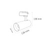 LED Schienenstrahler BREMEN-10 10W 4200K Weiß