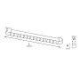 LED Schienenleuchte PARMA-30 30W 4200K Weiß Schwenkbarer Korpus