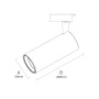 LED Schienenstrahler LONDRA-12 12W 4200K Weiß