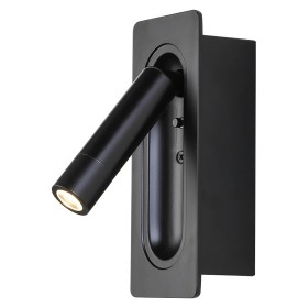 LED-Wand-Einbauleuchte BELEK 3W schwarz, 90° schwenkbar