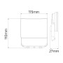 LED Flutlicht-Aussenstrahler PEGASUS-20 20W 6400K Schwarz IP65