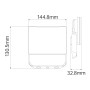 LED Flutlicht-Aussenstrahler PEGASUS-30 30W 6400K Schwarz IP65