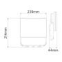 LED Flutlicht-Aussenstrahler PEGASUS-100 100W 6400K Schwarz IP65