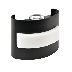 LED Garten Wandleuchte NEUTRON-5 5W 4200K Schwarz IP65