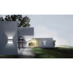 LED Garten Wandleuchte NEUTRON-5 5W 4200K Schwarz IP65