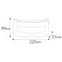 LED Garten Wandleuchte NEUTRON-5 5W 4200K Schwarz IP65