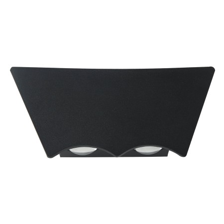 LED Garten Wandleuchte BAT-6 6W 4200K Schwarz IP54