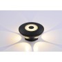 LED Garten Wandleuchte BOLERO-7 7W 4200K Schwarz IP54