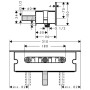 hansgrohe Fixfit Porter 300