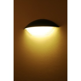 LED Garten Wandleuchte SPARTA-1 6W 4200K Schwarz IP54