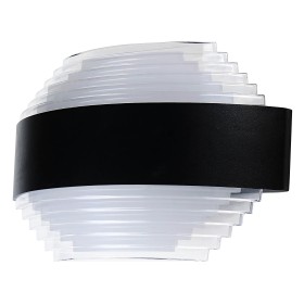 LED Garten Wandleuchte SPARTA-2 12W 4200K Schwarz IP54
