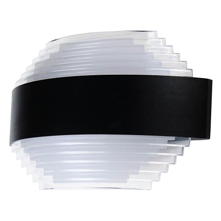 LED Garten Wandleuchte SPARTA-2 12W 4200K Schwarz IP54