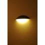 LED Garten Wandleuchte HERMES-1 6W 4200K Schwarz IP54