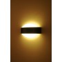 LED Garten Wandleuchte HERMES-2 12W 4200K Schwarz IP54