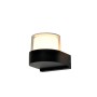 LED Garten Wandleuchte KING-5/R 5W 4200K Schwarz IP54 Rund