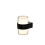 LED Garten Wandleuchte KING-10/R 10W 4200K Schwarz IP54 Rund