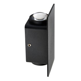 LED Garten Wandleuchte FACTOR-2 2W 4200K Schwarz IP54