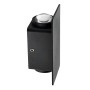 LED Garten Wandleuchte FACTOR-2 2W 4200K Schwarz IP54