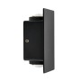 LED Garten Wandleuchte FACTOR-2 2W 4200K Schwarz IP54