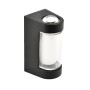 LED Garten Wandleuchte VECTOR-6 6W 4200K Schwarz IP54