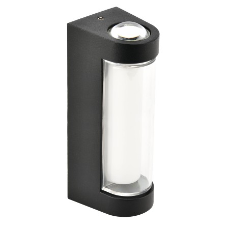 LED Garten Wandleuchte VECTOR-12 12W 4200K Schwarz IP54