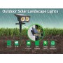 LED Außen Solar Landschaftsleuchte OZMO 3W Schwarz IP44