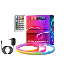 10m Neon LED-Streifen RGB SET DIGITAL-10 Lieferumfang: Adapter, Fernbedienung, RGB-Controller IP65