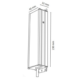 Wasserdichter LED-Treiber VESTA-150 150W Slim-Case IP67