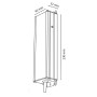 Wasserdichter LED-Treiber VESTA-150 150W Slim-Case IP67