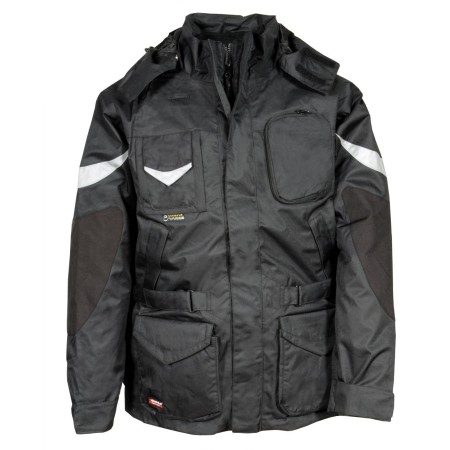 Arbeitsjacken (Winter) ICESTORM Schwarz