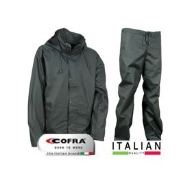 Regenschutz-SET (Jacke + Hose) Cofra Grün