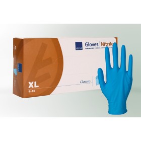 1 karton (10pack x 100stk.) Abena Nitril Einweghandschuhe puderfrei