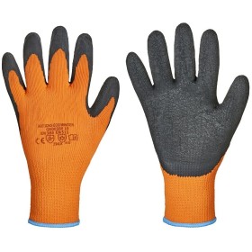 120 paires de gants de travail thermo-hiver, gant textile en latex naturel plongé