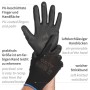 120paar Mechanikerhandschuhe Arbeitshandschuhe, Naturlatex getauchter Textilhandschuh