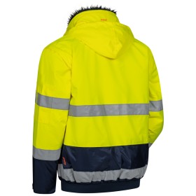Veste de pilote de sécurité Warnschutz SIEGFRIED jaune/marine