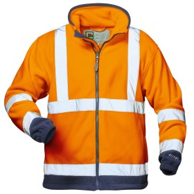 Elysee BENEDIKT Warnschutz-Fleecejacke Kl. 3 Warnorange