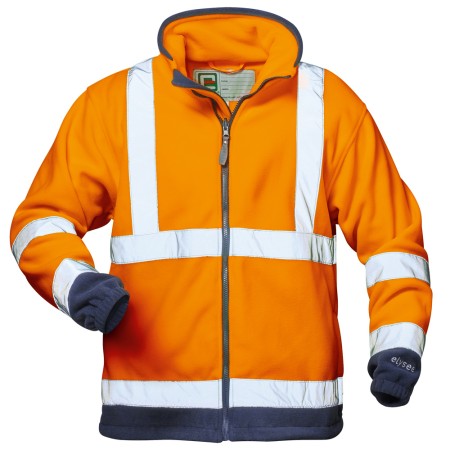 Elysee BENEDIKT Warnschutz-Fleecejacke Kl. 3 Warnorange
