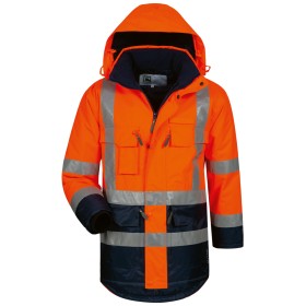 Elysee LUIS Winter Warnschutz-Parka Kl. 3 Warnorange