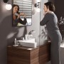 hansgrohe Vivenis 3-Loch Waschtischarmatur mit Zugstangen-Ablaufgarnitur