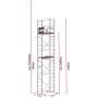 Alu Gelenk-Fahrgerüst ( Klappbar )  5 und 7 Meter