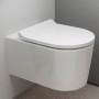 hansgrohe EluPura S WC-Sitz mit Befestigung oben, SoftClose und QuickRelease, Slim