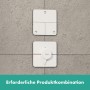 hansgrohe ShowerSelect Comfort Q Thermostat Unterputz für 1 Verbraucher und einen zusätzlichen Abgang
